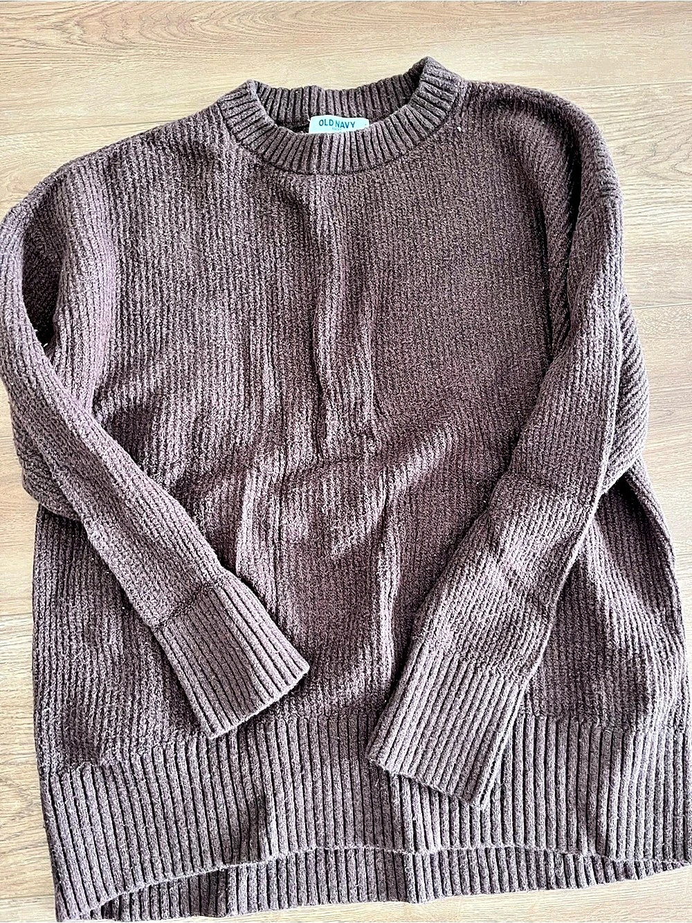 Old Navy Brown Crewneck Sweater Like New
